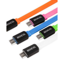 Hoco UPM02 Spalvinga priekinė mikro USB roze
