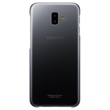 Samsung Galaxy J6 Plus dėklas „Gradation EF-AJ610CBEGWW“, juodas Samsung Galaxy J6 Plus dėklas „Gradation EF-AJ610CBEGWW“, juodas