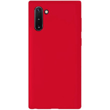 „Evelatus Samsung Galaxy Note 10 Premium“ minkštas silikoninis dėklas, raudonas