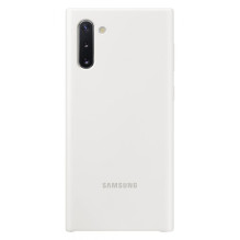 Samsung Galaxy Note 10 silikoninis dėklas, baltas Samsung Galaxy Note 10 silikoninis dėklas, baltas