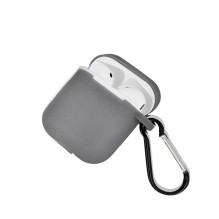 GreenGo Apple AirPods Silicone Case With Hook Gray