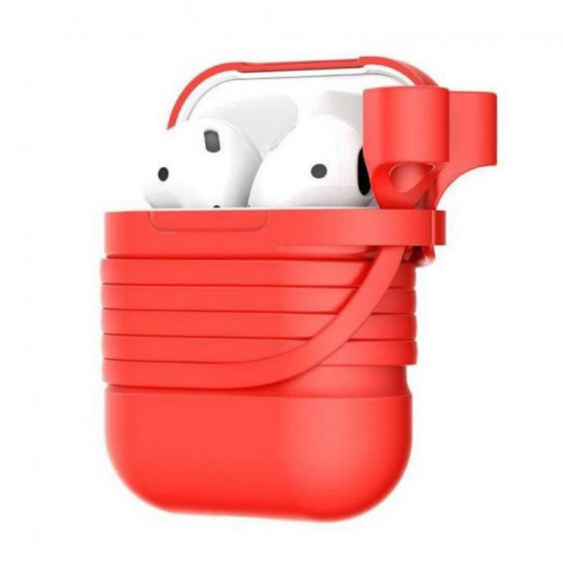 „Baseus“ – „AirPods“ dėklas 1 ir 2, raudonas