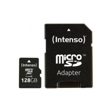 Intenso ATMINTINĖ MICRO SDXC 128GB C10 / SU ADAPTERIU 3413491