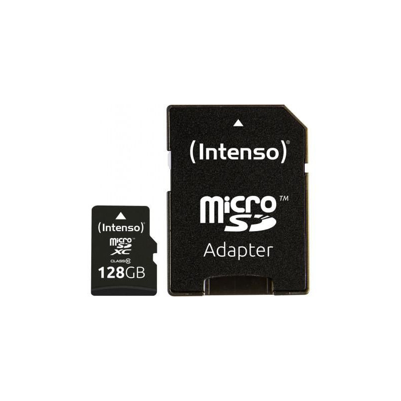 Intenso ATMINTINĖ MICRO SDXC 128GB C10 / SU ADAPTERIU 3413491