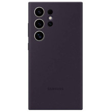 Samsung - Galaxy S24 Ultra tamsus silikoninis dėklas violetinis