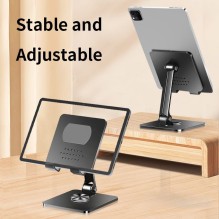 iLike STM4 Metal Tablet PC Holder Stand with Adjustable Perfect Angle & 360 Rotation Black Black iLike STM4 Metal Tablet PC Holder Stand with Adjustable Perfect Angle & 360 Rotation Black Black