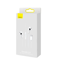 Baseus Baseus encok c17 in-ear wired headphones with usb type c microphone white (NGCR010002)