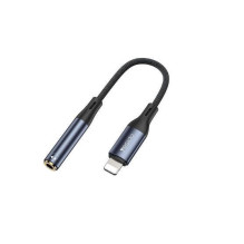 „Yesido YAU37 Lightning Port“ aliuminio lydinio nailono garso adapterio laidas, „Lightning“–3,5 mm adapteris, skirtas „i „Yesido YAU37 Lightning Port“ aliuminio lydinio nailono garso adapterio laidas, „Lightning“–3,5 mm adapteris, skirtas „i