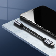 Ugreen Ugreen Headphone Adapter with 3.5mm mini jack to USB Type C 10cm gray (30632)