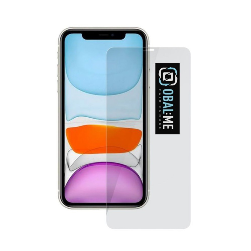 - OBAL:ME 2.5D stiklo ekrano apsauga Apple iPhone 11 / XR skaidri