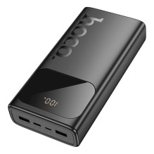 Hoco J144A Hymn išorinė baterija (30000mAh) SB-A1 / USB-A2: 5V / 2A USB-C / Micro: 5V / 2A juoda