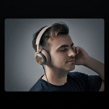 Ugreen Ugreen kampinis AUX kabelis 2 x mini lizdas 3,5 mm 1 m mėlynas (AV112)