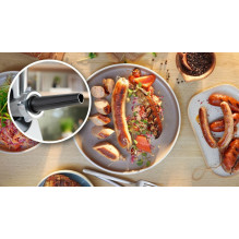 Bosch Meat Mincer , MFWS420W , White , 500 W , Number of speeds 2 , Throughput (kg / min) 2.5 Bosch Meat Mincer , MFWS420W , White , 500 W , Number of speeds 2 , Throughput (kg / min) 2.5