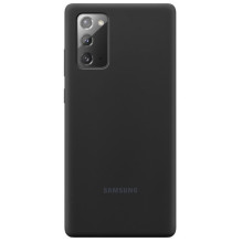 Samsung Galaxy Note 20 / Note 20 5G silikoninis dėklas, juodas