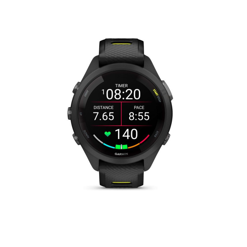 Garmin GARMIN Forerunner 265S Black / Amp Yellow sportinis laikrodis