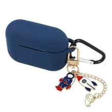 iLike Apple Case for Airpods 3 dark blue with pendant Blue