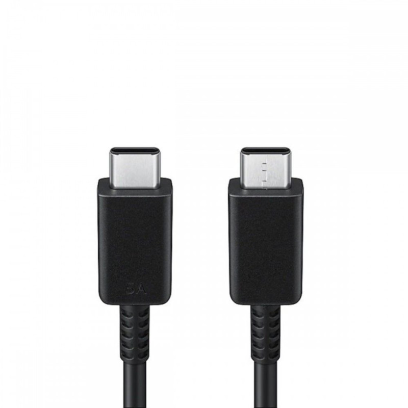 „Samsung“ 3A greitas USB-C į USB-C duomenų ir įkrovimo laidas, 1 m (OEM), juodas