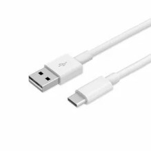 „Samsung“ universalus USB 2.0 į USB-C 3.1 „Qualcom“ duomenų ir įkrovimo laidas, 1,5 m (OEM), baltas