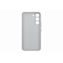 Samsung Galaxy S22 Leather Cover Light Gray
