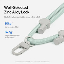 Dux Ducis Universal DUX DUCIS Plaz - cross-body phone strap - light green Light Green