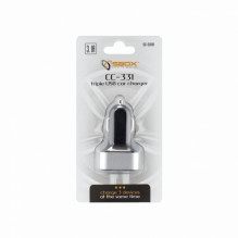 Sbox automobilinis įkroviklis CC-331B 3.1A juodas / pilkas