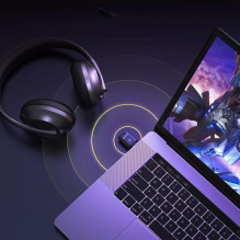 „Ugreen BT501 USB-C Bluetooth 5.3“ garso adapteris su „aptX“ siųstuvu – juodas