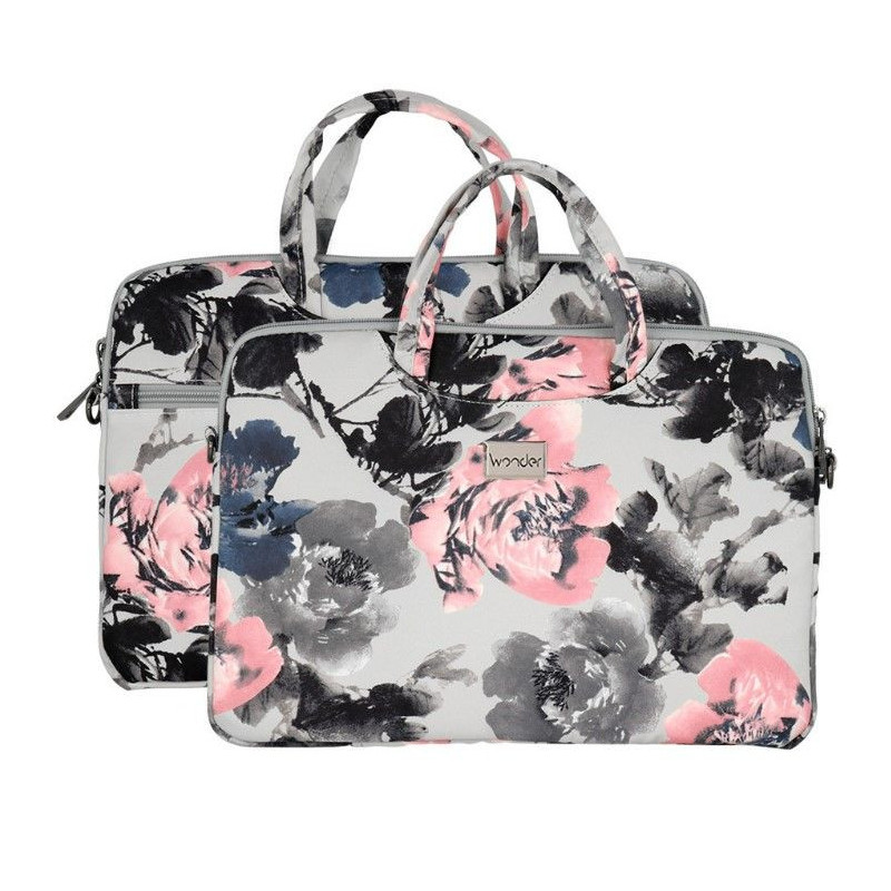 iLike Universal WONDER BRIEFCASE LAPTOP 13-14 INCHES PEONIES