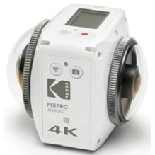 „Kodak VR360 4K Ultimate Pack“ baltas