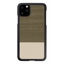MAN&amp;WOOD išmaniojo telefono dėklas iPhone 11 Pro Max einstein juodas