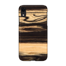 MAN&amp;WOOD išmaniojo telefono dėklas iPhone XR baltas juodmedžio juodas