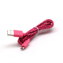 Sbox USB-1031P USB-Micro USB 1M rožinis