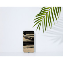 MAN&WOOD SmartPhone case iPhone XR white ebony white MAN&WOOD SmartPhone case iPhone XR white ebony white