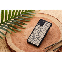 MAN&amp;WOOD išmaniojo telefono dėklas iPhone 11 Pro Max monofoninis trikampis juodas