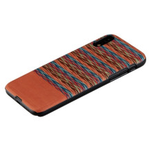 MAN&amp;WOOD SmartPhone case iPhone XR browny check black