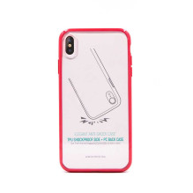 Devia Elegant anti-shock dėklas iPhone XS Max (6.5) raudonas