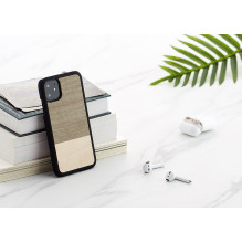 MAN&amp;WOOD išmaniojo telefono dėklas iPhone 11 einstein juodas