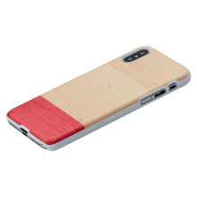 MAN&WOOD išmaniojo telefono dėklas iPhone XS Max miss match baltas MAN&WOOD išmaniojo telefono dėklas iPhone XS Max miss match baltas