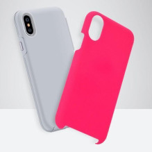 Devia KimKong serijos dėklas iPhone XS Max (6.5) rožinis-raudonas