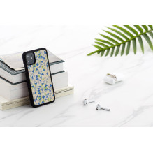 MAN&amp;WOOD SmartPhone case iPhone 11 blue triangle black