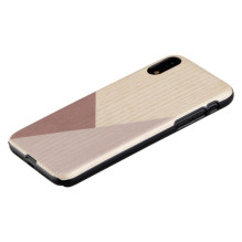 MAN&amp;WOOD išmaniojo telefono dėklas iPhone XR tulip juodas