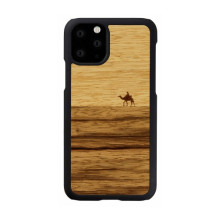 MAN&amp;WOOD SmartPhone dėklas iPhone 11 Pro terra juodas