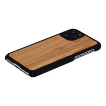 MAN&amp;WOOD išmaniojo telefono dėklas iPhone 11 Pro cappuccino juodas