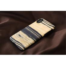 MAN&amp;WOOD išmaniojo telefono dėklas iPhone X / XS baltas juodmedžio juodas
