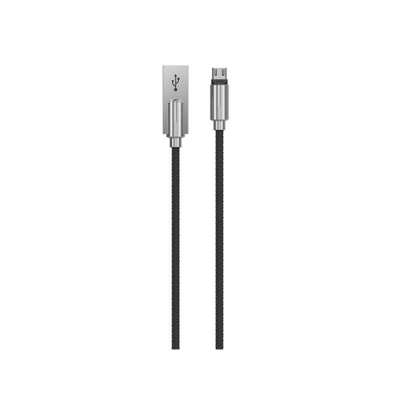 Devia Storm Series Zinc Alloy Android cable (5V 2.1A,1M) black