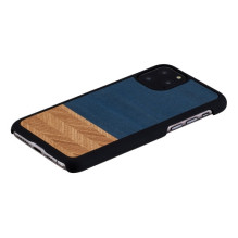 MAN&amp;WOOD SmartPhone dėklas iPhone 11 Pro džinsinis juodas