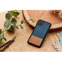 MAN&amp;WOOD SmartPhone dėklas iPhone 11 Pro džinsinis juodas