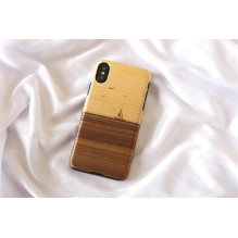 MAN&WOOD SmartPhone dėklas iPhone X / XS kumelė juodas MAN&WOOD SmartPhone dėklas iPhone X / XS kumelė juodas