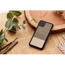 MAN&amp;WOOD išmaniojo telefono dėklas iPhone 11 Pro einstein juodas