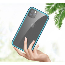 Comma Joy elegantiškas apsaugos nuo smūgio dėklas iPhone 11 Pro mėlynas