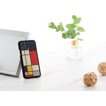MAN&amp;WOOD SmartPhone case iPhone 11 Pro mondrian wood black